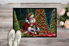 Load image into Gallery viewer, Cavalier Spaniel and Santa Claus Doormat-24x36 Indoor / Outdoor Rug | Made in USA