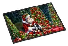 Load image into Gallery viewer, Cavalier Spaniel and Santa Claus Doormat-24x36 Indoor / Outdoor Rug | Made in USA