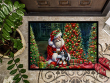 Load image into Gallery viewer, Cavalier Spaniel and Santa Claus Doormat - 18X27 Indoor / Outdoor Rug | Made in USA
