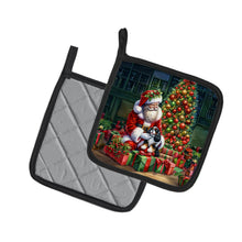 Load image into Gallery viewer, Cavalier Spaniel and Santa Claus Pot Holders - Set of 2 Decorative Kitchen Helpers | Made in the USA