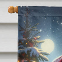 Load image into Gallery viewer, Chesapeake Bay Retriever and Santa Claus House Flag