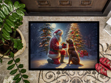 Load image into Gallery viewer, Chesapeake Bay Retriever and Santa Claus Doormat-24x36 Indoor / Outdoor Rug | Made in USA