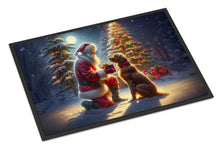 Load image into Gallery viewer, Chesapeake Bay Retriever and Santa Claus Doormat-24x36 Indoor / Outdoor Rug | Made in USA