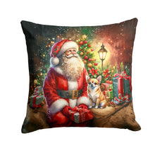 Load image into Gallery viewer, Chihuahua and Santa Claus Throw Pillow