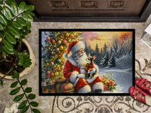 Load image into Gallery viewer, Chihuahua and Santa Claus Doormat - 18X27 Indoor / Outdoor Rug | Made in USA
