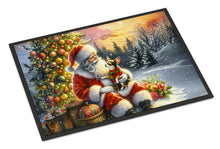 Load image into Gallery viewer, Chihuahua and Santa Claus Doormat - 18X27 Indoor / Outdoor Rug | Made in USA