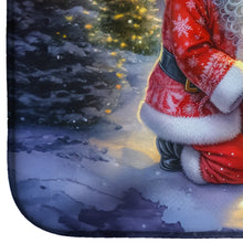 Load image into Gallery viewer, Chinese Crested and Santa Claus Dish Drying Mat