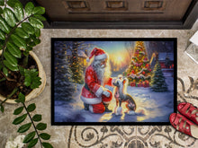 Load image into Gallery viewer, Chinese Crested and Santa Claus Doormat-24x36 Indoor / Outdoor Rug | Made in USA
