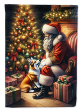 Load image into Gallery viewer, Corgi and Santa Claus House Flag
