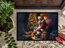 Load image into Gallery viewer, Corgi and Santa Claus Doormat-24x36 Indoor / Outdoor Rug | Made in USA