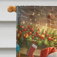 Load image into Gallery viewer, Dachshund and Santa Claus House Flag