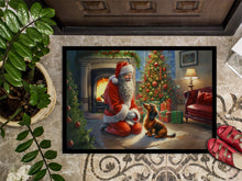 Load image into Gallery viewer, Dachshund and Santa Claus Doormat-24x36 Indoor / Outdoor Rug | Made in USA