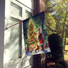 Load image into Gallery viewer, Dachshund and Santa Claus House Flag