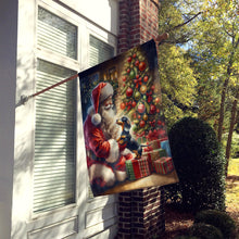 Load image into Gallery viewer, Dachshund and Santa Claus House Flag