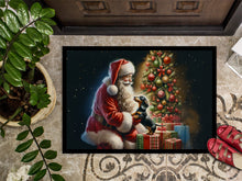 Load image into Gallery viewer, Dachshund and Santa Claus Doormat - 18X27 Indoor / Outdoor Rug | Made in USA