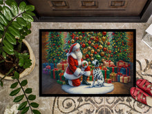 Load image into Gallery viewer, Dalmatian and Santa Claus Doormat