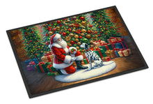 Load image into Gallery viewer, Dalmatian and Santa Claus Doormat