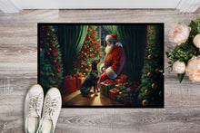 Load image into Gallery viewer, Doberman Pinscher and Santa Claus Doormat-24x36 Indoor / Outdoor Rug | Made in USA