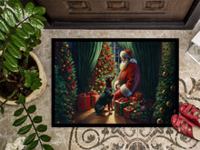 Load image into Gallery viewer, Doberman Pinscher and Santa Claus Doormat - 18X27 Indoor / Outdoor Rug | Made in USA