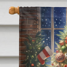 Load image into Gallery viewer, English Bull Terrier and Santa Claus House Flag