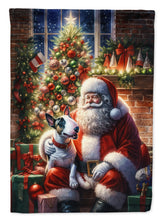 Load image into Gallery viewer, English Bull Terrier and Santa Claus House Flag