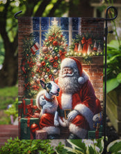 Load image into Gallery viewer, English Bull Terrier with Santa Garden Flag – Christmas Dog Yard Decor
