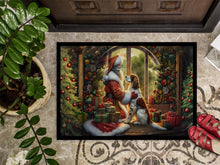 Load image into Gallery viewer, English Setter and Santa Claus Doormat