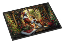 Load image into Gallery viewer, English Setter and Santa Claus Doormat