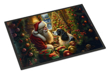 Load image into Gallery viewer, English Springer Spaniel and Santa Claus Doormat-24x36 Indoor / Outdoor Rug | Made in USA