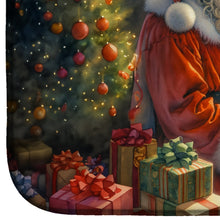 Load image into Gallery viewer, Finnish Spitz and Santa Claus Dish Drying Mat