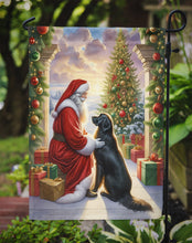Load image into Gallery viewer, Flat-Coated Retriever with Santa Garden Flag – Christmas Dog Yard Decor