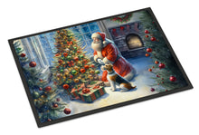 Load image into Gallery viewer, Fox Terrier and Santa Claus Doormat - 18X27 Indoor / Outdoor Rug | Made in USA