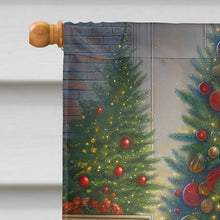 Load image into Gallery viewer, French Bulldog and Santa Claus House Flag