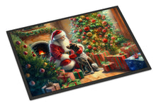 Load image into Gallery viewer, German Shorthaired Pointer and Santa Claus Doormat-24x36 Indoor / Outdoor Rug | Made in USA