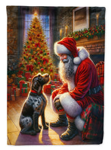 Load image into Gallery viewer, German Wirehaired Pointer and Santa Claus House Flag