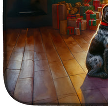 Load image into Gallery viewer, German Wirehaired Pointer and Santa Claus Dish Drying Mat