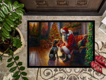 Load image into Gallery viewer, German Wirehaired Pointer and Santa Claus Doormat-24x36 Indoor / Outdoor Rug | Made in USA