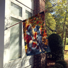 Load image into Gallery viewer, Great Dane and Santa Claus House Flag