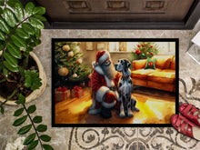 Load image into Gallery viewer, Great Dane and Santa Claus Doormat-24x36 Indoor / Outdoor Rug | Made in USA