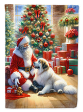 Load image into Gallery viewer, Great Pyrenees and Santa Claus House Flag