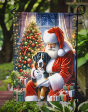 Load image into Gallery viewer, Greater Swiss Mountain Dog with Santa Garden Flag – Christmas Dog Yard Decor