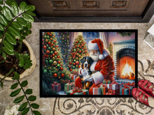 Load image into Gallery viewer, Greater Swiss Mountain Dog and Santa Claus Doormat-24x36 Indoor / Outdoor Rug | Made in USA