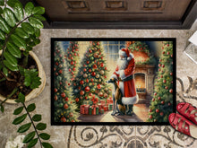 Load image into Gallery viewer, Greyhound and Santa Claus Doormat-24x36 Indoor / Outdoor Rug | Made in USA