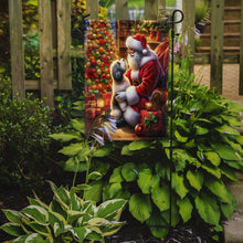 Load image into Gallery viewer, Havanese with Santa Garden Flag – Christmas Dog Yard Decor
