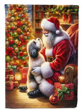 Load image into Gallery viewer, Havanese with Santa Garden Flag – Christmas Dog Yard Decor