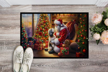 Load image into Gallery viewer, Havanese and Santa Claus Doormat-24x36 Indoor / Outdoor Rug | Made in USA