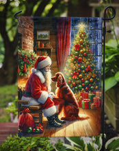 Load image into Gallery viewer, Irish Setter with Santa Garden Flag – Christmas Dog Yard Decor