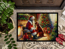 Load image into Gallery viewer, Irish Setter and Santa Claus Doormat - 18X27 Indoor / Outdoor Rug | Made in USA