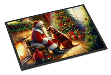 Load image into Gallery viewer, Irish Setter and Santa Claus Doormat - 18X27 Indoor / Outdoor Rug | Made in USA