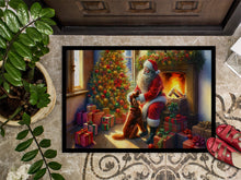 Load image into Gallery viewer, Irish Setter and Santa Claus Doormat - 18X27 Indoor / Outdoor Rug | Made in USA